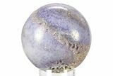 Polished Purple Botryoidal Grape Agate Sphere - Indonesia #360086-1